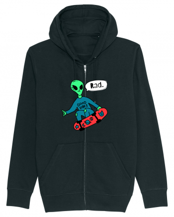 Alien Skateboarder Black