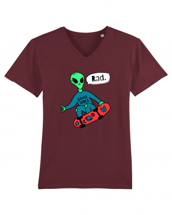 Alien Skateboarder Burgundy