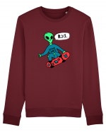 Alien Skateboarder Bluză mânecă lungă Unisex Rise