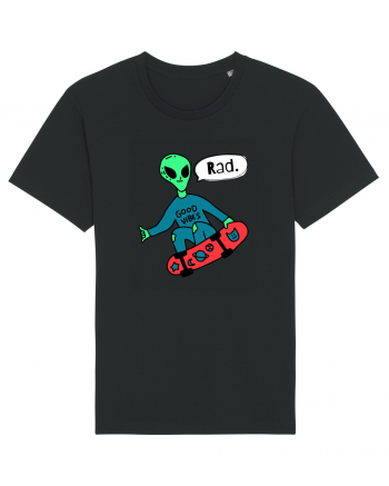 Alien Skateboarder Black