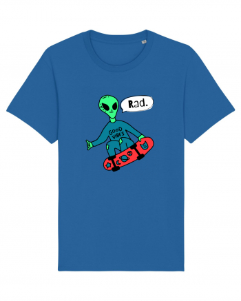 Alien Skateboarder Royal Blue