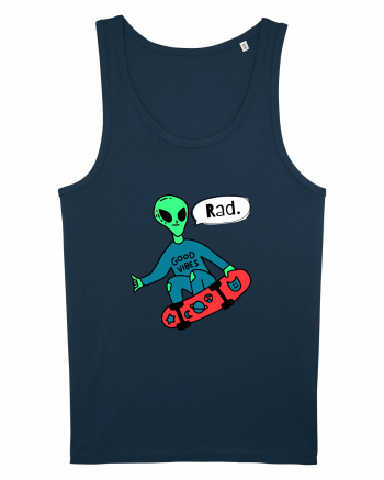 Alien Skateboarder Navy