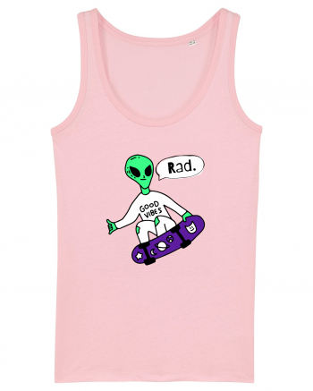 Alien Skateboarder Cotton Pink