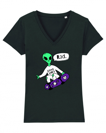 Alien Skateboarder Black