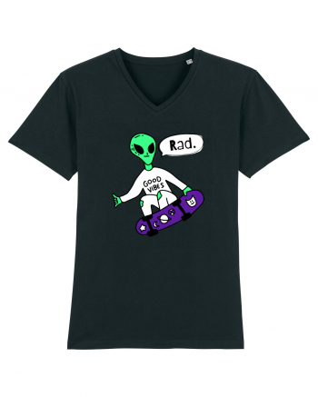 Alien Skateboarder Black