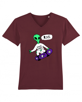 Alien Skateboarder Burgundy