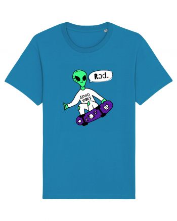 Alien Skateboarder Azur