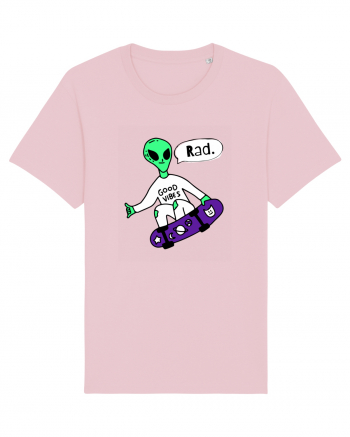 Alien Skateboarder Cotton Pink