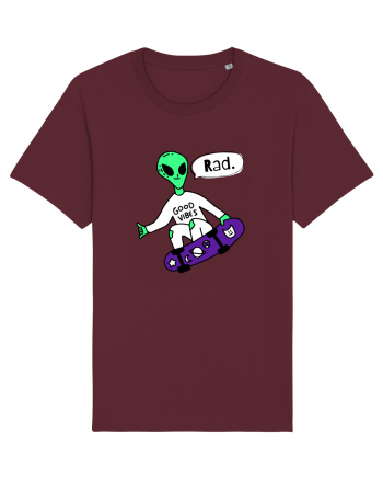 Alien Skateboarder Burgundy