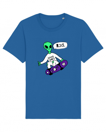 Alien Skateboarder Royal Blue