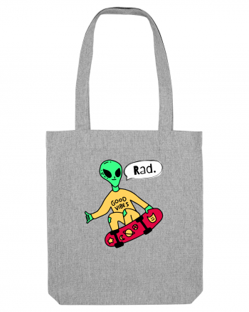 Alien Skateboarder Heather Grey