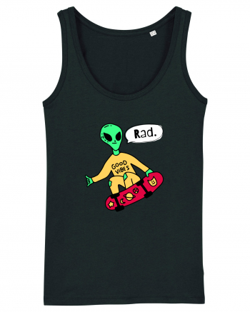 Alien Skateboarder Black