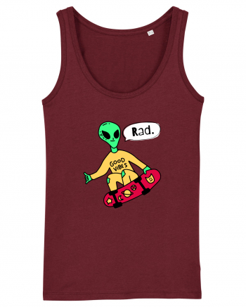 Alien Skateboarder Burgundy