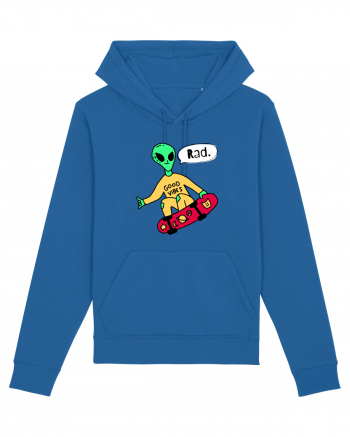 Alien Skateboarder Royal Blue