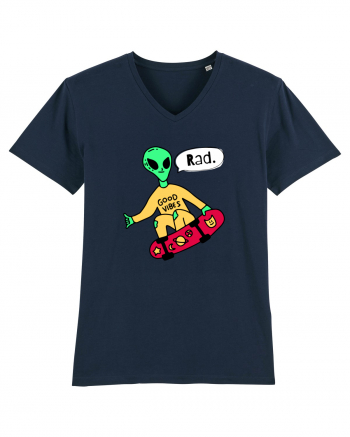 Alien Skateboarder French Navy