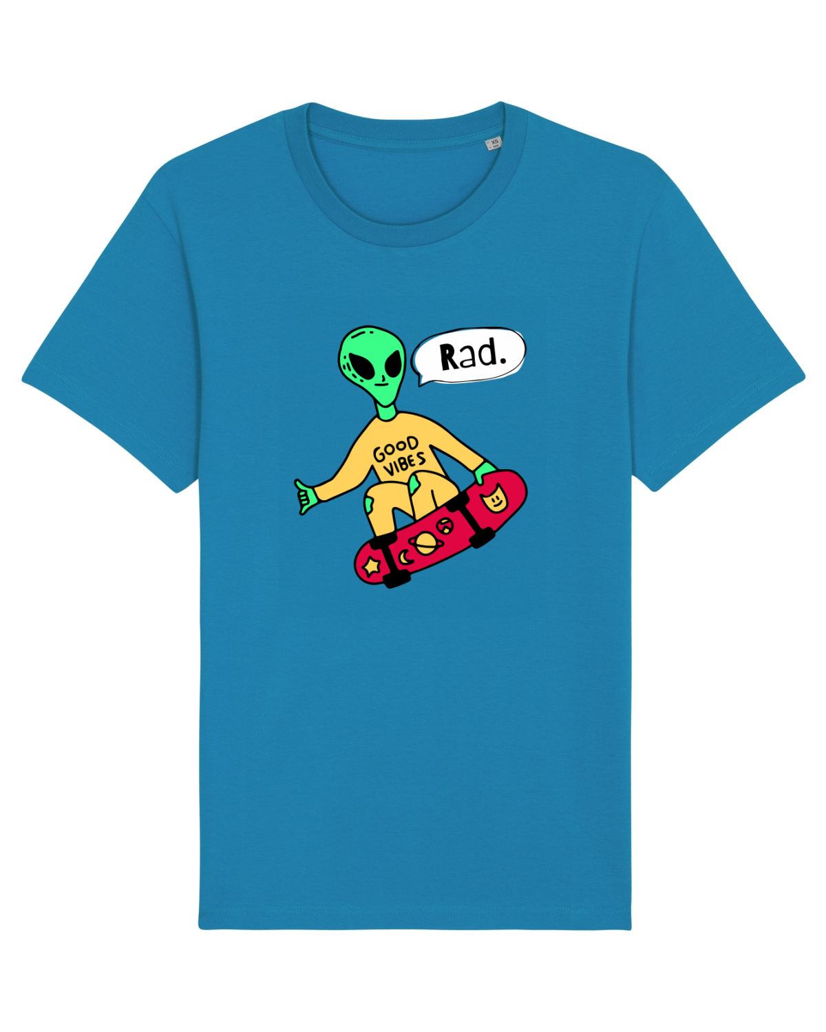 Tricou mânecă scurtă Unisex Rocker Azur