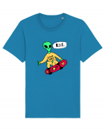 Alien Skateboarder Tricou mânecă scurtă Unisex Rocker