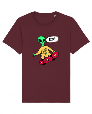 Alien Skateboarder Burgundy