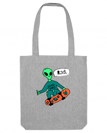 Alien Skateboarder Heather Grey