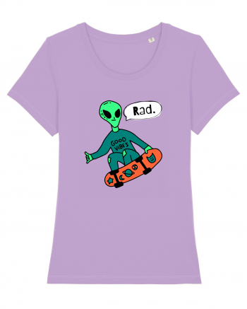 Alien Skateboarder Lavender Dawn