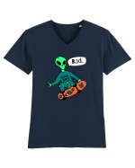 Alien Skateboarder Tricou mânecă scurtă guler V Bărbat Presenter