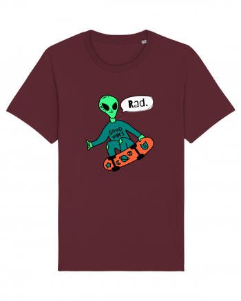 Alien Skateboarder Burgundy