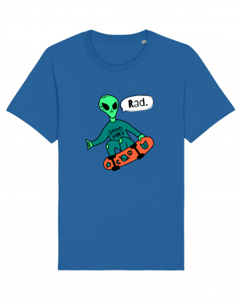 Alien Skateboarder Royal Blue