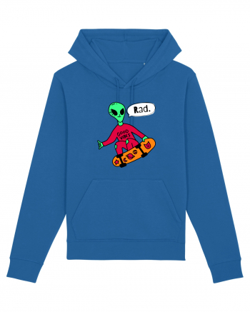 Alien Skateboarder Royal Blue