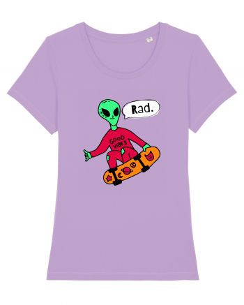 Alien Skateboarder Lavender Dawn