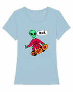 Alien Skateboarder Tricou mânecă scurtă guler larg fitted Damă Expresser