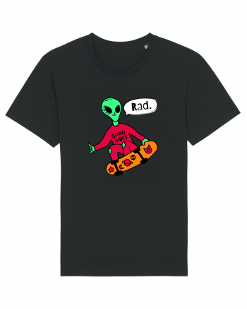 Alien Skateboarder Black