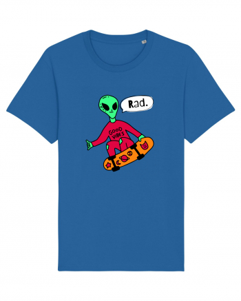 Alien Skateboarder Royal Blue