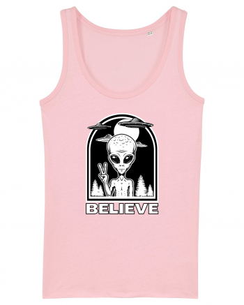 Alien And UFO Cotton Pink