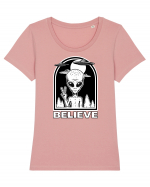 Alien And UFO Tricou mânecă scurtă guler larg fitted Damă Expresser