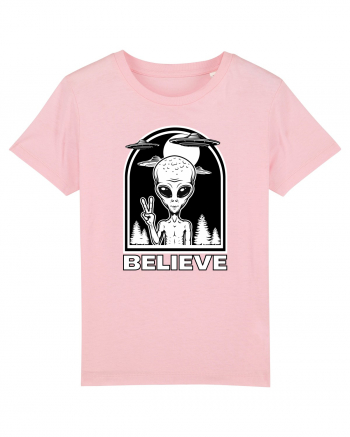 Alien And UFO Cotton Pink