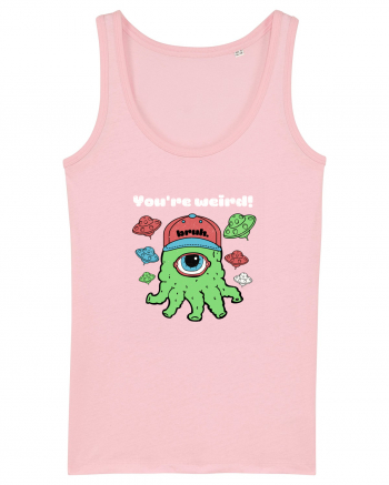 Funny Alien  Cotton Pink