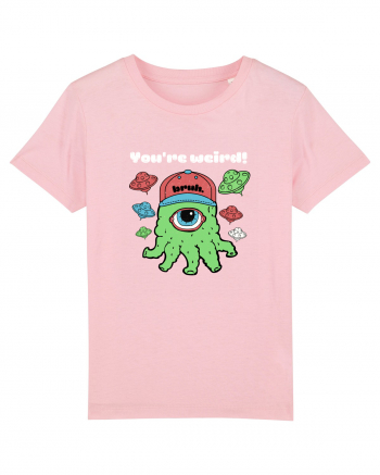 Funny Alien  Cotton Pink