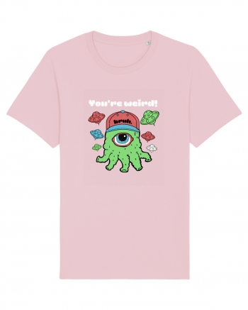 Funny Alien  Cotton Pink