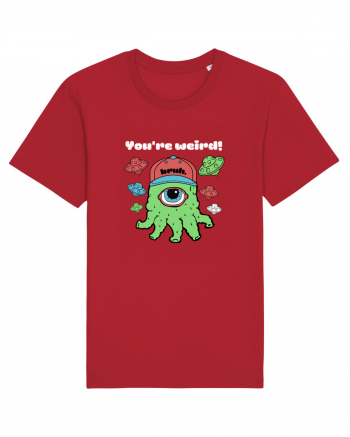 Funny Alien  Red