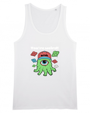 Funny Alien  White