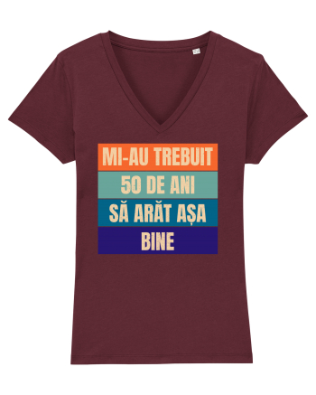 Aniversare 50 de ani, Citat Amuzant Burgundy