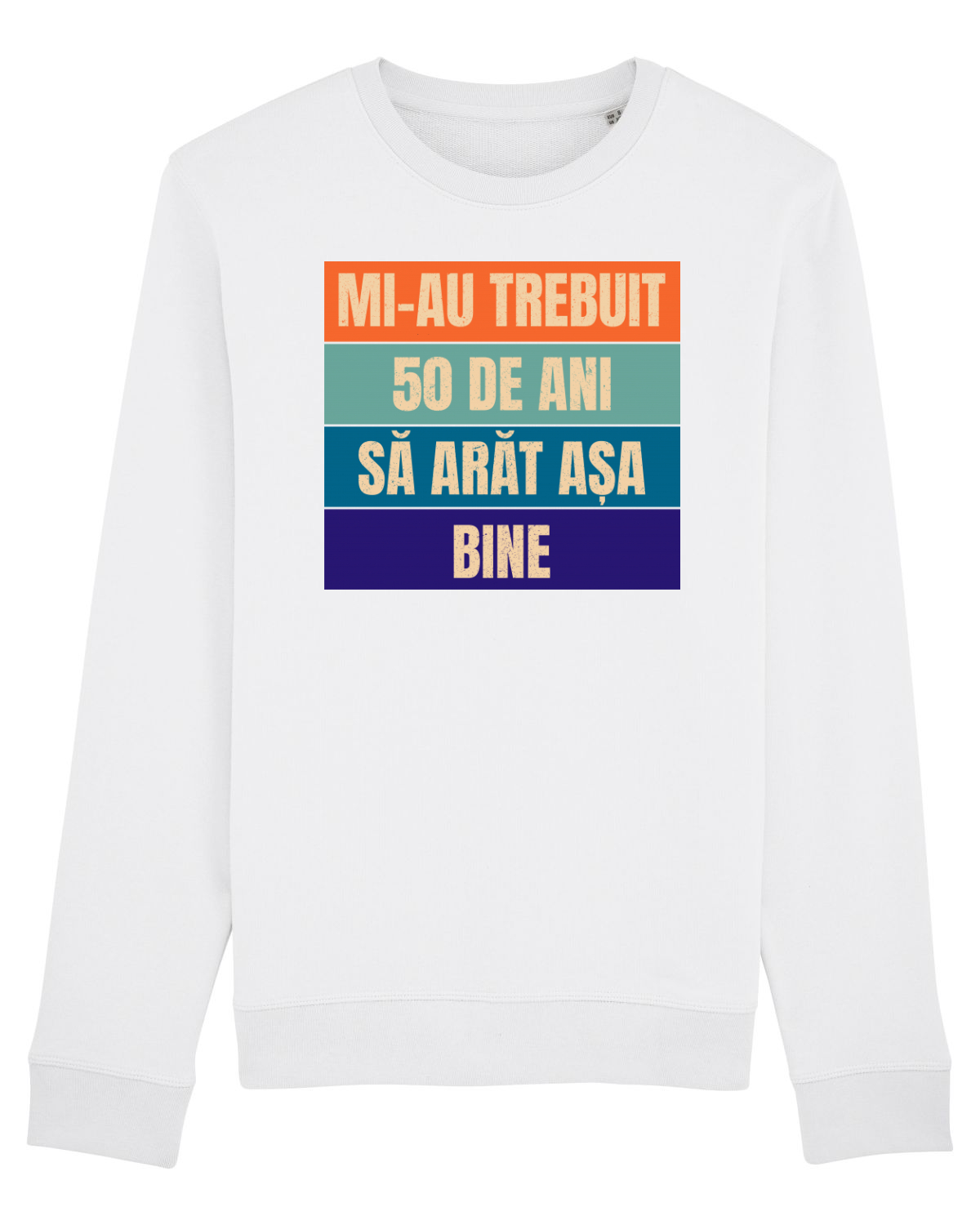 Bluză mânecă lungă Unisex Rise White