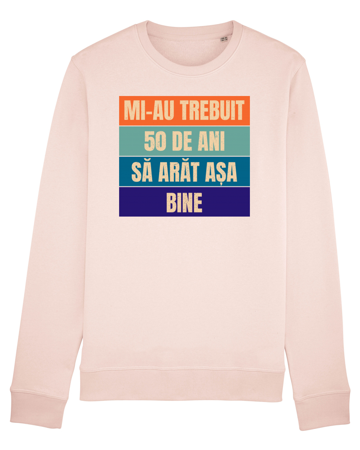 Bluză mânecă lungă Unisex Rise Candy Pink