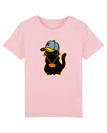 Hip Hop Cat  Cotton Pink