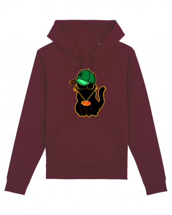 Hip Hop Cat  Burgundy