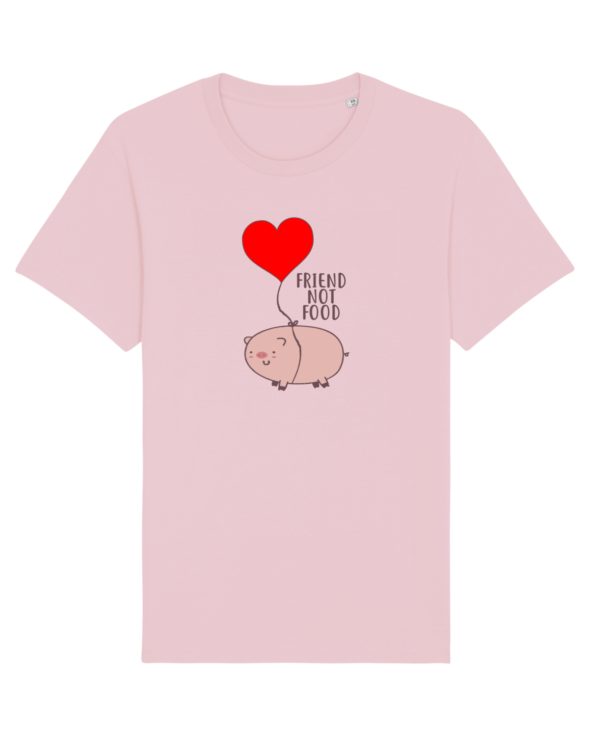 Tricou mânecă scurtă Unisex Rocker Cotton Pink