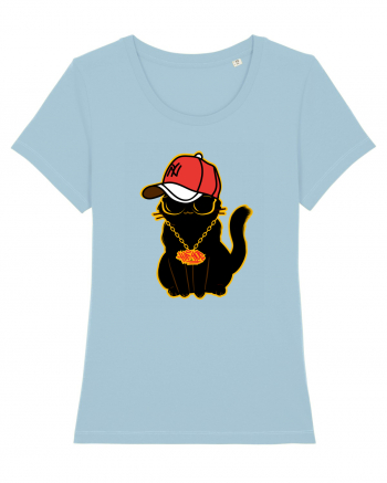 Hip Hop Cat  Sky Blue