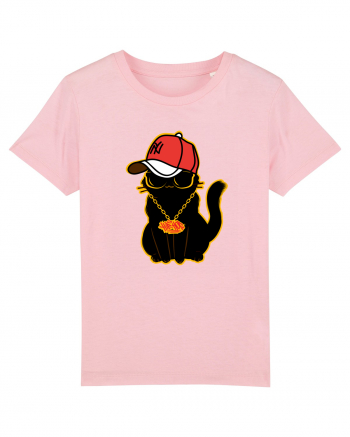 Hip Hop Cat  Cotton Pink