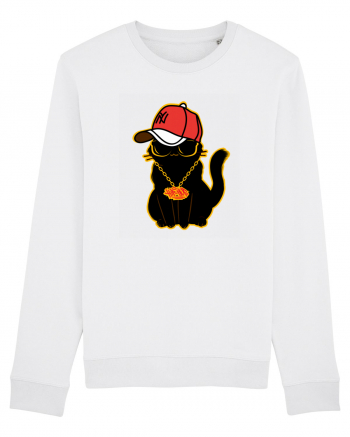 Hip Hop Cat  White