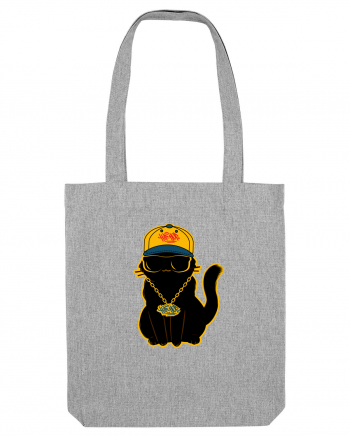 Hip Hop Cat  Heather Grey